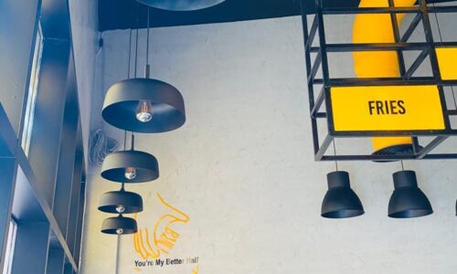 Modern café interior fit out Al Barari Dubai
