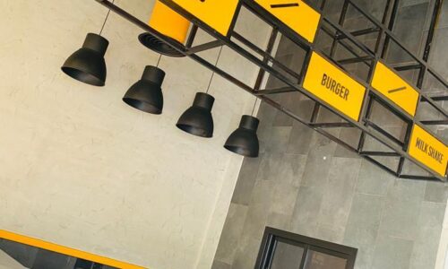Modern café interior fit out Al Barari Dubai