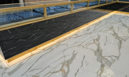 Hamed Jewellers Palm Strip Mall fit out showroom interior