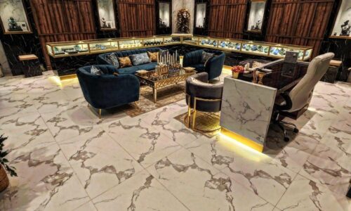 Hamed Jewellers Palm Strip Mall fit out showroom interior